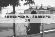 夫妻離婚財(cái)產(chǎn)怎么分?，夫妻離婚財(cái)產(chǎn)怎么辦