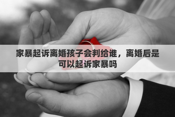 家暴起訴離婚孩子會判給誰，離婚后是可以起訴家暴嗎