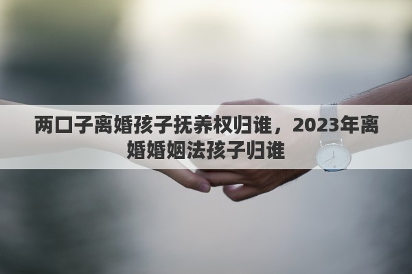 兩口子離婚孩子撫養(yǎng)權(quán)歸誰，2023年離婚婚姻法孩子歸誰